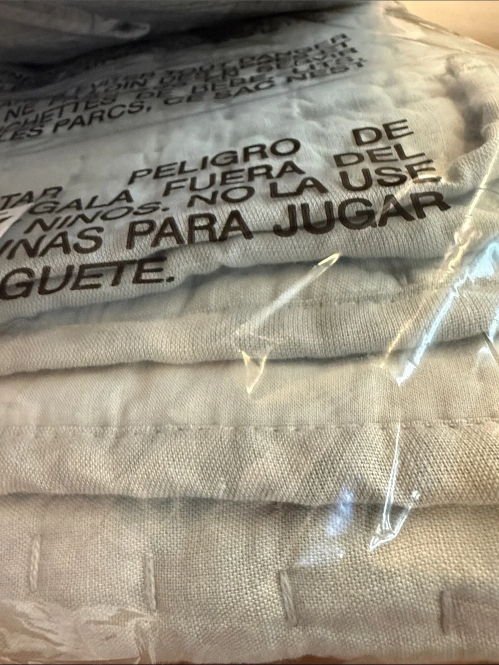 Quince Linen and Cotton Euro Pillow Sham Set in Mist - Retail $70